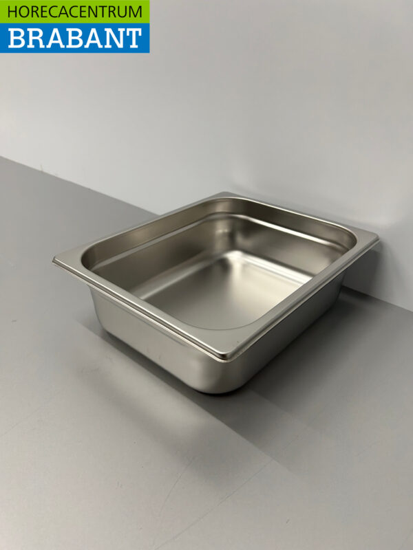 RVS Gastronorm Bak GN Bak 1/2 GN Diepte 100 mm Horeca - Afbeelding 2