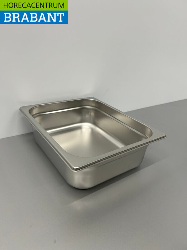 RVS Gastronorm Bak GN Bak 1/2 GN Diepte 100 mm Horeca - Afbeelding 3
