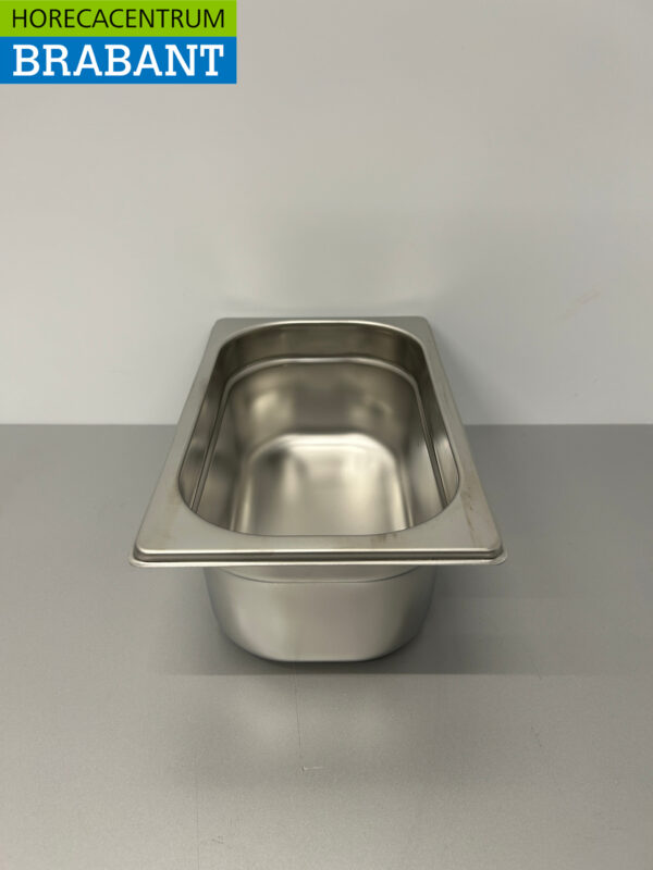 RVS Gastronorm Bak GN Bak 1/4 GN Diepte 100 mm Horeca