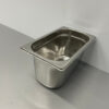 RVS Gastronorm Bak GN Bak 1/4 GN Diepte 150 mm Horeca - Afbeelding 2