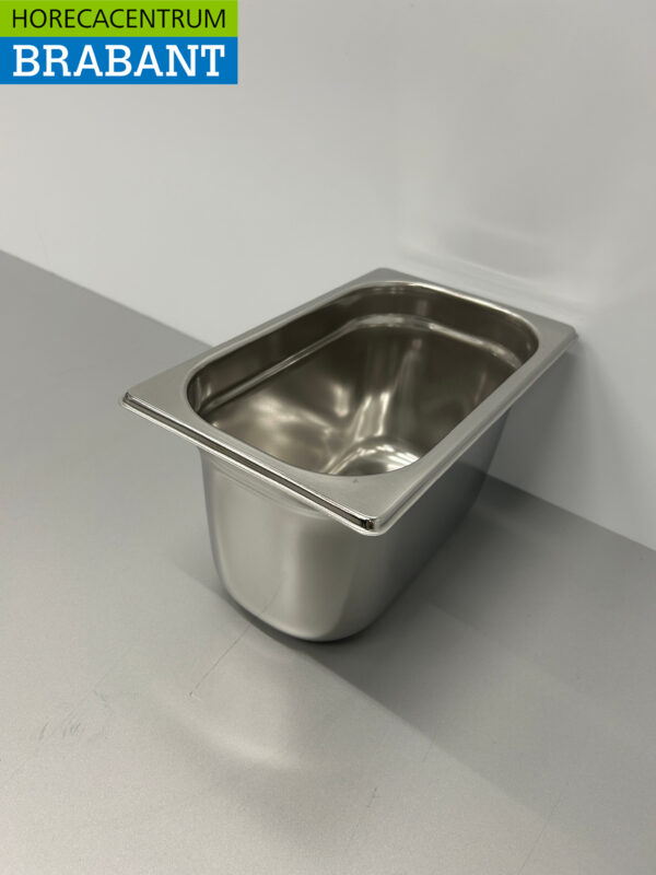 RVS Gastronorm Bak GN Bak 1/4 GN Diepte 150 mm Horeca - Afbeelding 2
