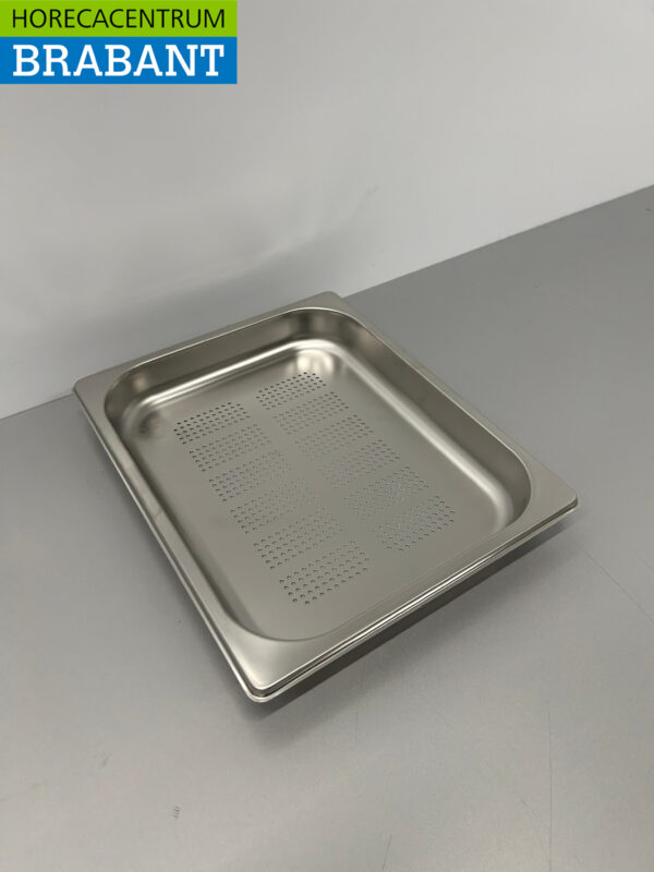 RVS Geperforeerde Gastronorm Bak GN Bak 1/2 GN Diepte 40 mm Horeca - Afbeelding 2