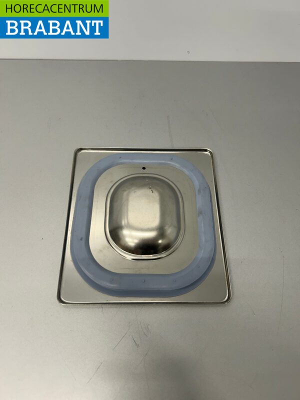 RVS Gastronorm Deksel GN Deksel 1/6 GN Met silicone afdichtrand Horeca - Afbeelding 2