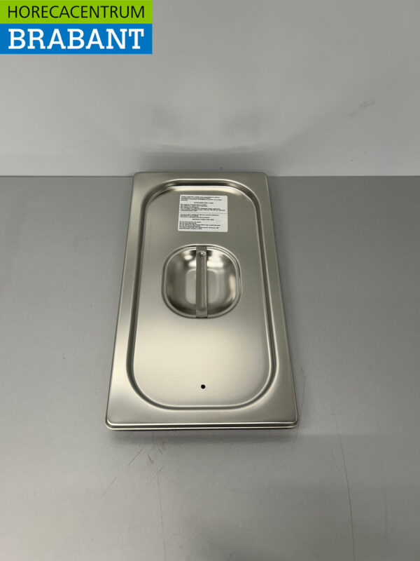 RVS Gastronorm Deksel GN Deksel 1/3 GN Met silicone afdichtrand Horeca