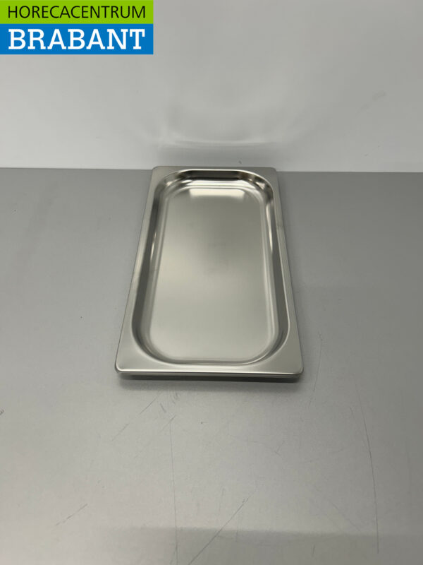 RVS Gastronorm Bak GN Bak 1/3 GN Diepte 20 mm Horeca