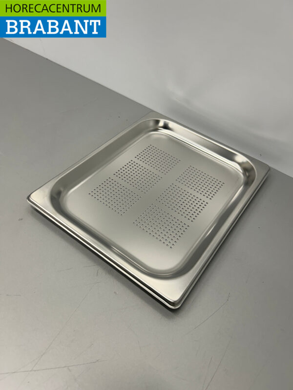 RVS Geperforeerde Gastronorm Bak GN Bak 1/2 GN Diepte 20 mm Horeca - Afbeelding 3