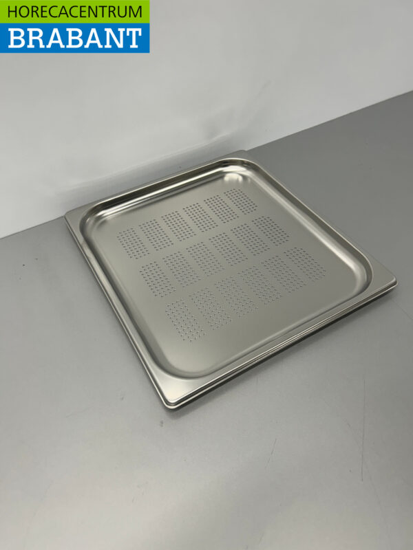 RVS Geperforeerde Gastronorm Bak GN Bak 2/3 GN Diepte 20 mm Horeca - Afbeelding 2