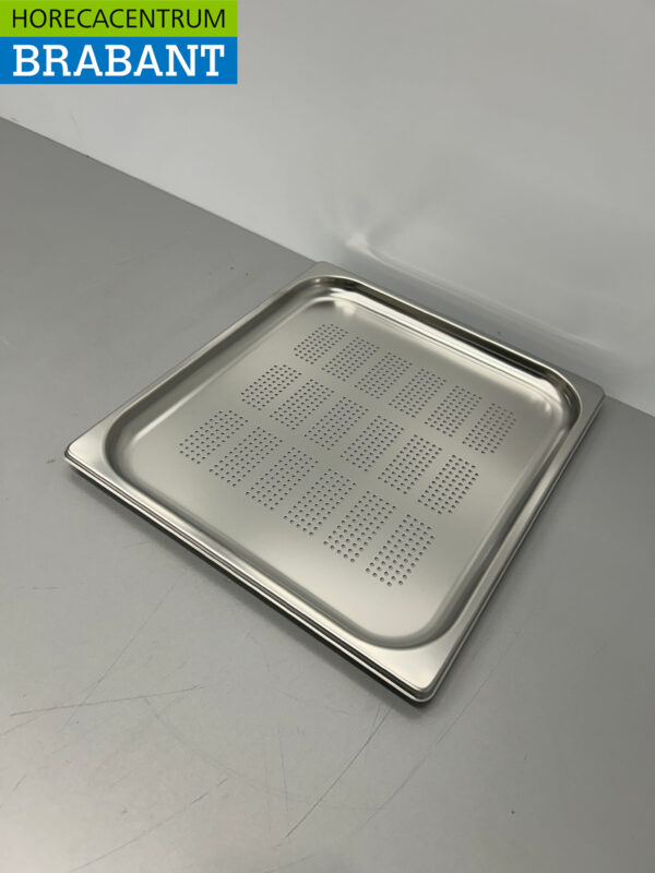 RVS Geperforeerde Gastronorm Bak GN Bak 2/3 GN Diepte 20 mm Horeca - Afbeelding 3