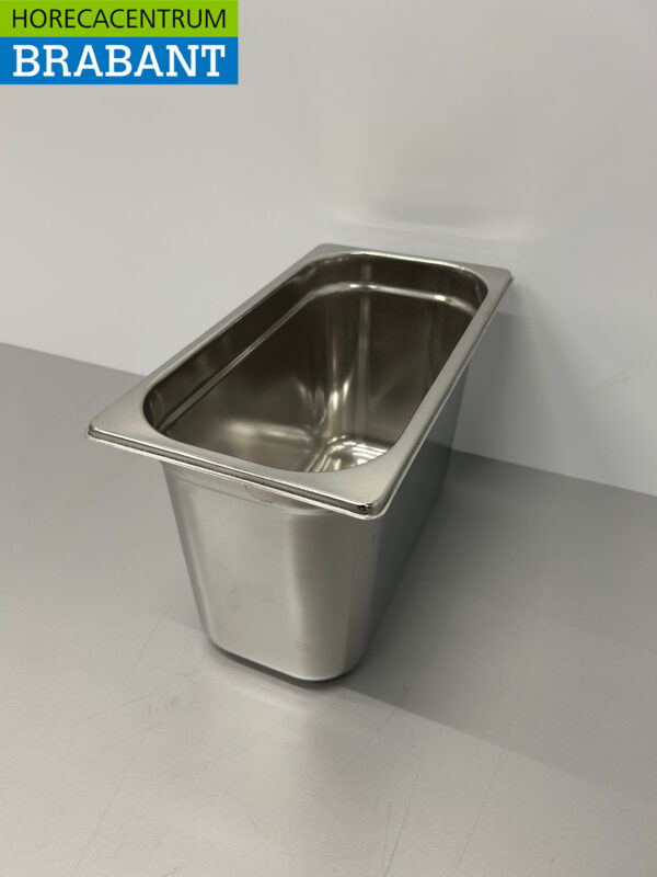 RVS Gastronorm Bak GN Bak 1/3 GN Diepte 200 mm Horeca - Afbeelding 2