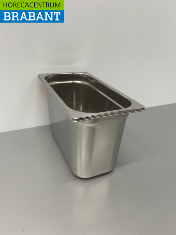 RVS Gastronorm Bak GN Bak 1/3 GN Diepte 200 mm Horeca - Afbeelding 3