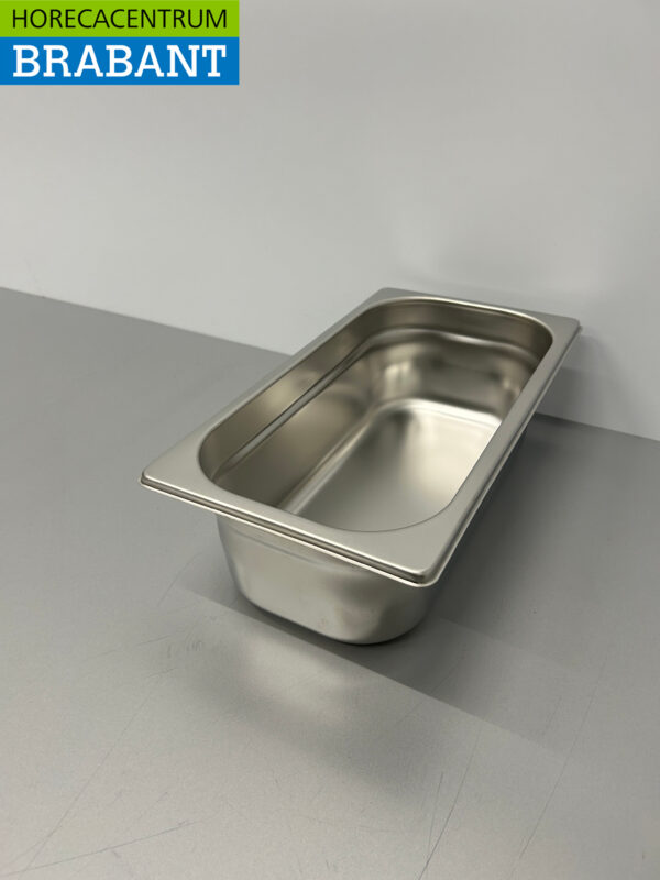 RVS Gastronorm Bak GN Bak 1/3 GN Diepte 100 mm Horeca - Afbeelding 3