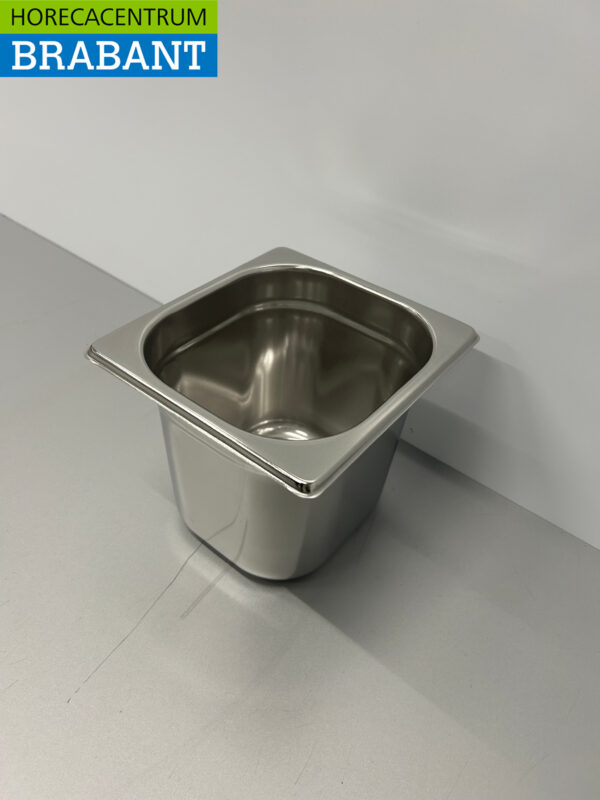 RVS Gastronorm Bak GN Bak 1/6 GN Diepte 150 mm Horeca - Afbeelding 3