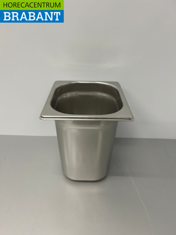 RVS Gastronorm Bak GN Bak 1/6 GN Diepte 200 mm Horeca