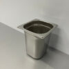 RVS Gastronorm Bak GN Bak 1/6 GN Diepte 200 mm Horeca - Afbeelding 3