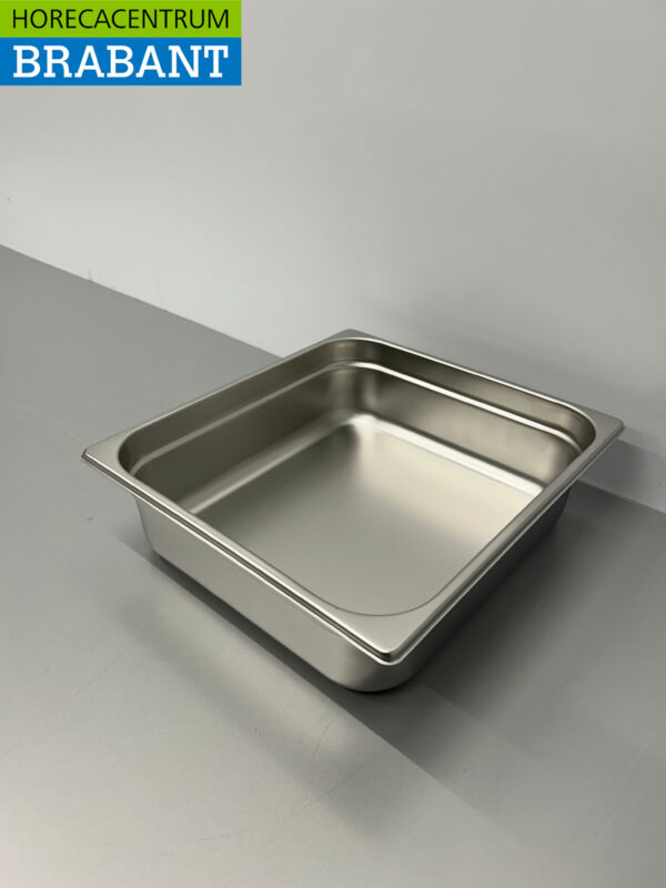RVS Gastronorm Bak GN Bak 2/3 GN Diepte 100 mm Horeca - Afbeelding 3