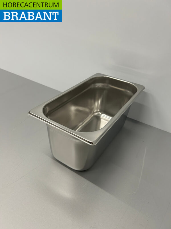 RVS Gastronorm Bak GN Bak 1/3 GN Diepte 150 mm Horeca - Afbeelding 2