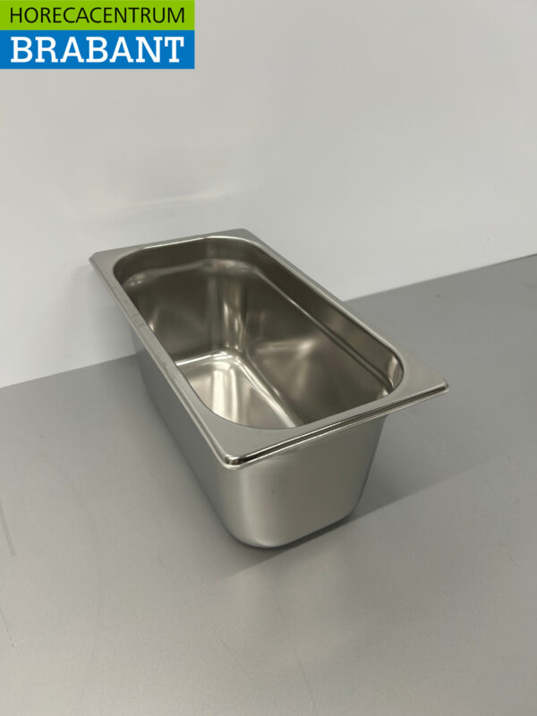 RVS Gastronorm Bak GN Bak 1/3 GN Diepte 150 mm Horeca - Afbeelding 3
