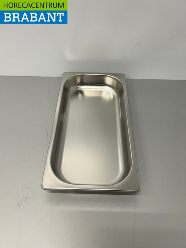 RVS Gastronorm Bak GN Bak 1/3 GN Diepte 40 mm Horeca