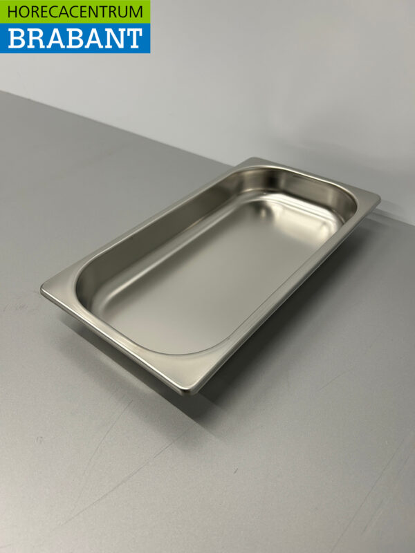 RVS Gastronorm Bak GN Bak 1/3 GN Diepte 40 mm Horeca - Afbeelding 2