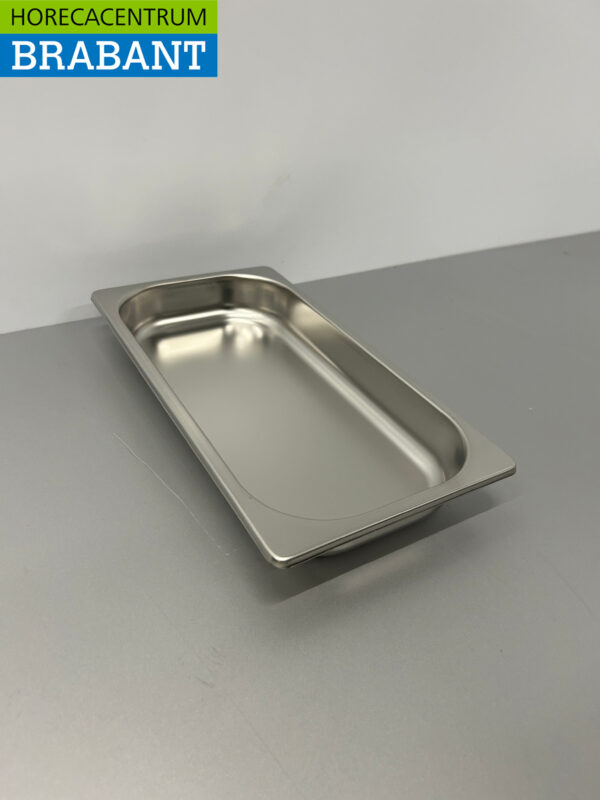 RVS Gastronorm Bak GN Bak 1/3 GN Diepte 40 mm Horeca - Afbeelding 3