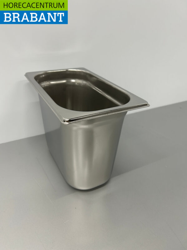 RVS Gastronorm Bak GN Bak 1/4 GN Diepte 200 mm Horeca - Afbeelding 3