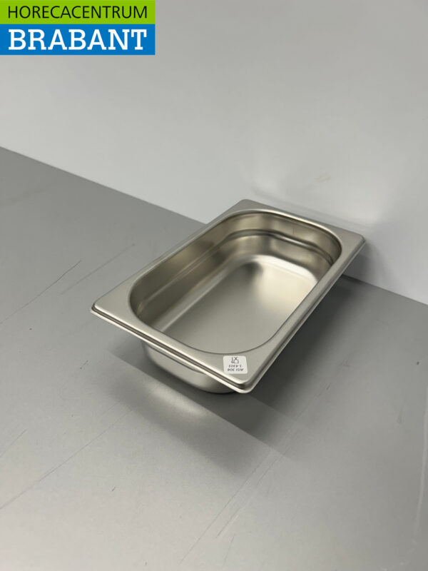 RVS Gastronorm Bak GN Bak 1/4 GN Diepte 65 mm Horeca - Afbeelding 2