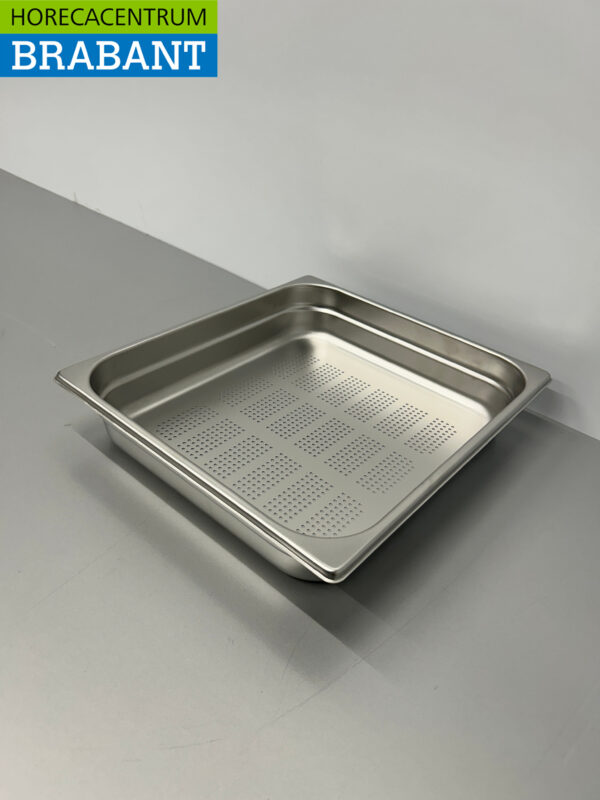 RVS Geperforeerde Gastronorm Bak GN Bak 2/3 GN Diepte 65 mm Horeca - Afbeelding 3