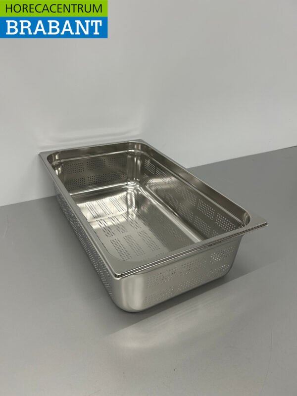 RVS Geperforeerde Gastronorm Bak GN Bak 1/1 GN Diepte 150 mm Horeca - Afbeelding 2