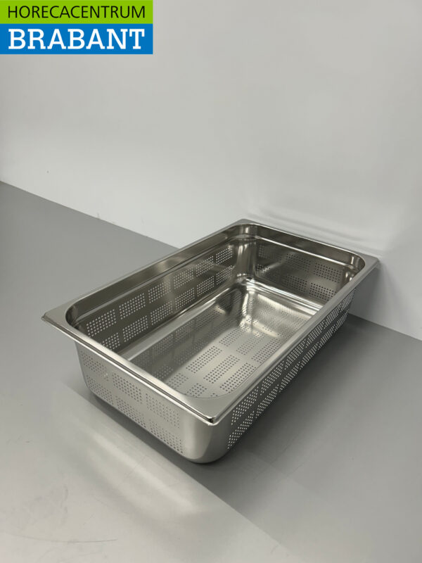 RVS Geperforeerde Gastronorm Bak GN Bak 1/1 GN Diepte 150 mm Horeca - Afbeelding 3