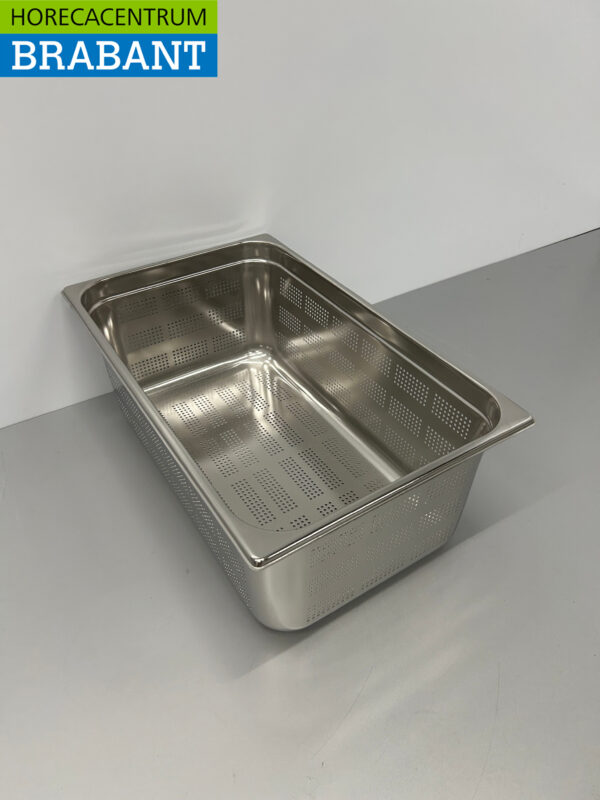 RVS Geperforeerde Gastronorm Bak GN Bak 1/1 GN Diepte 200 mm Horeca - Afbeelding 3