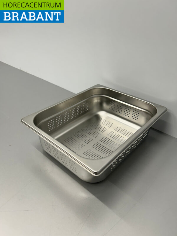 RVS Geperforeerde Gastronorm Bak GN Bak 1/2 GN Diepte 100 mm Horeca - Afbeelding 3