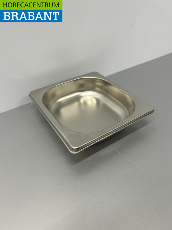 RVS Gastronorm Bak GN Bak 1/6 GN Diepte 40 mm Horeca - Afbeelding 2