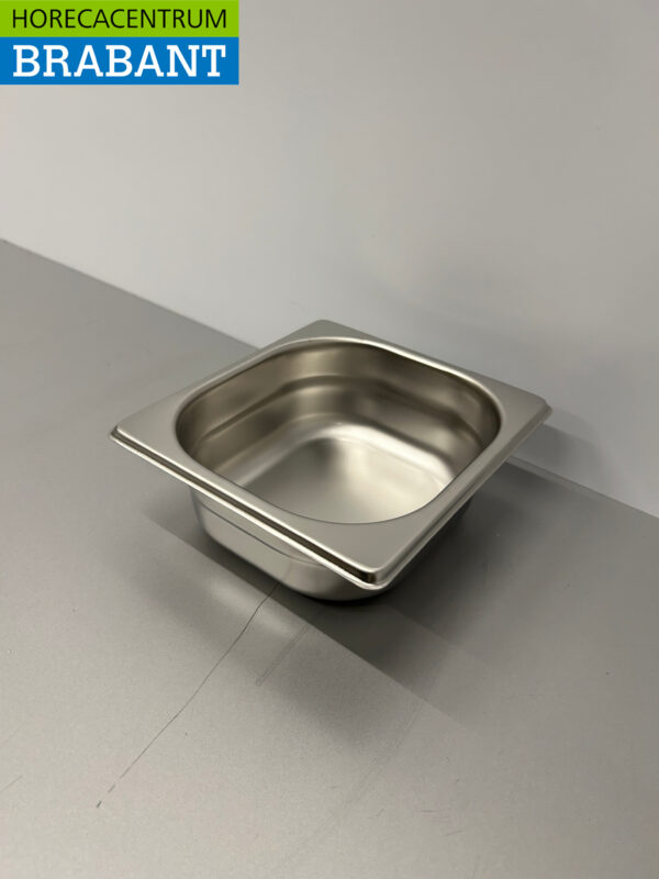 RVS Gastronorm Bak GN Bak 1/6 GN Diepte 65 mm Horeca - Afbeelding 2