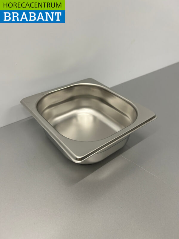 RVS Gastronorm Bak GN Bak 1/6 GN Diepte 65 mm Horeca - Afbeelding 3