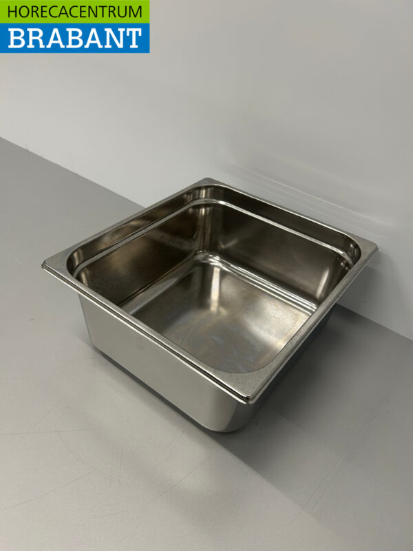 RVS Gastronorm Bak GN Bak 2/3 GN Diepte 150 mm Horeca - Afbeelding 3