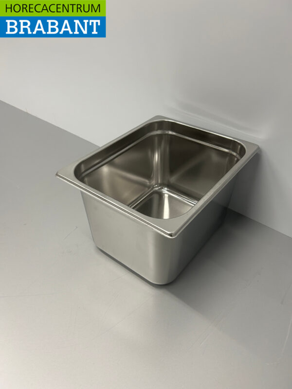 RVS Gastronorm Bak GN Bak 1/2 GN Diepte 200 mm Horeca - Afbeelding 2