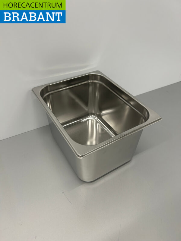 RVS Gastronorm Bak GN Bak 1/2 GN Diepte 200 mm Horeca - Afbeelding 3