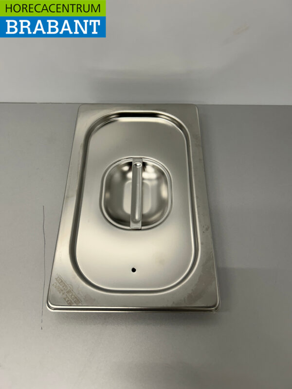 RVS Gastronorm Deksel GN Deksel 1/4 GN Met silicone afdichtrand Horeca