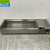 RVS Saro Opzetvitrine Opzet koelvitrine saladière 3 x 1/3 en 1 x 1/2 GN 120 cm Horeca