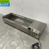 RVS Saro Opzetvitrine Opzet koelvitrine saladière 3 x 1/3 en 1 x 1/2 GN 120 cm Horeca - Afbeelding 2