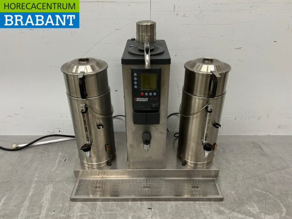 RVS Bravilor Bonamat Dubbele Koffiemachine Koffie 2 x 5 Liter 400V Horeca