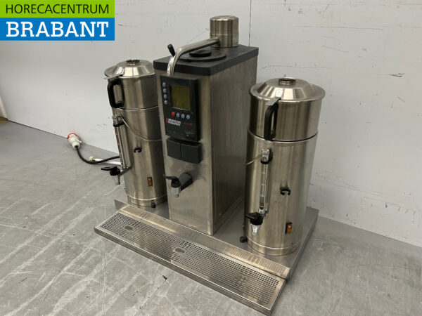 RVS Bravilor Bonamat Dubbele Koffiemachine Koffie 2 x 5 Liter 400V Horeca - Afbeelding 2
