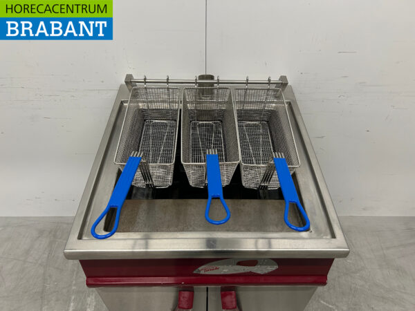 RVS Hegro Tornado Friteuse Frituur 24 liter GAS + 230V Horeca - Afbeelding 4