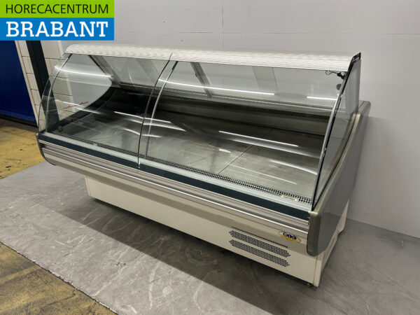 Koelvitrine Snackvitrine Gekoelde vitrine 200 cm 230V Cafetaria Friettent Horeca - Afbeelding 2