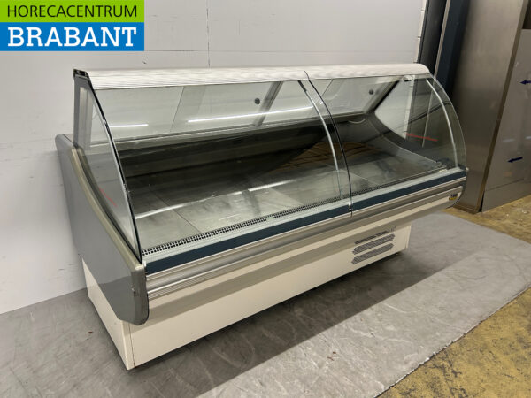 Koelvitrine Snackvitrine Gekoelde vitrine 200 cm 230V Cafetaria Friettent Horeca - Afbeelding 3