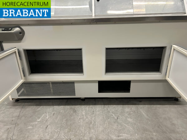 Koelvitrine Snackvitrine Gekoelde vitrine 200 cm 230V Cafetaria Friettent Horeca - Afbeelding 5