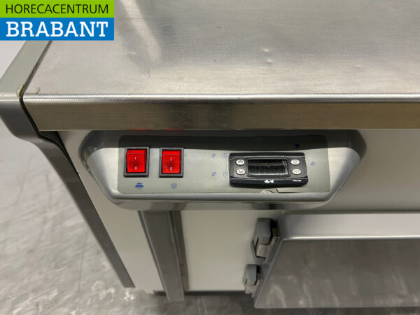 Koelvitrine Snackvitrine Gekoelde vitrine 200 cm 230V Cafetaria Friettent Horeca - Afbeelding 6