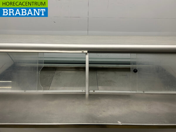 Koelvitrine Snackvitrine Gekoelde vitrine 200 cm 230V Cafetaria Friettent Horeca - Afbeelding 7