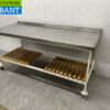 Verrijdbare Werktafel Tafel 200,5 x 81,5 x 95 cm Horeca - Afbeelding 2