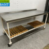 Verrijdbare Werktafel Tafel 200,5 x 81,5 x 95 cm Horeca - Afbeelding 3